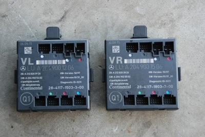 Mercedes w204 coupe модуль двері перед фото №1