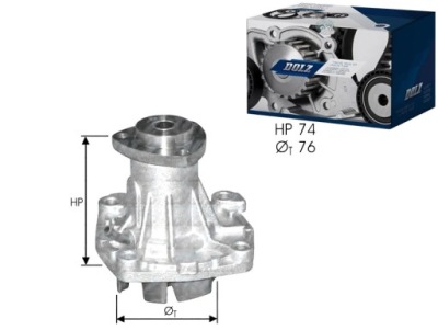 Dolz насос wody alfa romeo 155 2.5 td 167.a1a 1 фото №1
