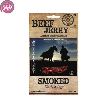 Suszona Wołowina BEEF JERKY SMOKED 50G