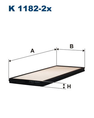 FILTRAS KABINOS FILTRON K1182-2X K11822X 
