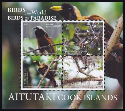 COOK ISLANDS (Aitutaki) - PTAKI - 2020 r. - MNH(**)