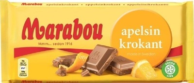 Marabou Apelsin Krokant Czekolada 200g