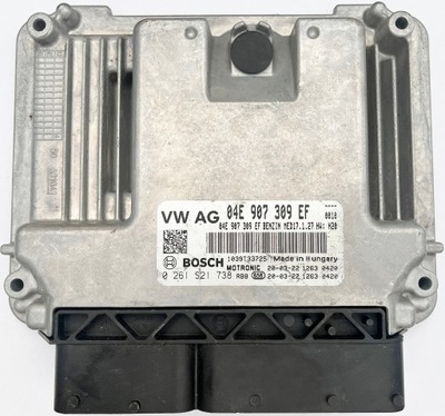 KOMPIUTERIS ECU VW SHARAN 1.4 04E907309EF 0261S21738 