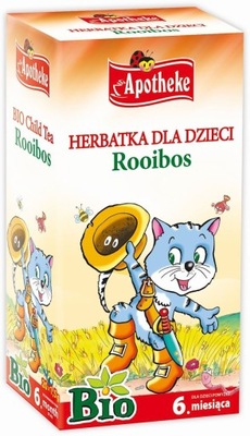 HERBATKA DLA DZIECI - ROOIBOS PO 6 MIESIĄCU BIO (20 x 1,5 g) 30 g - APOTHEK