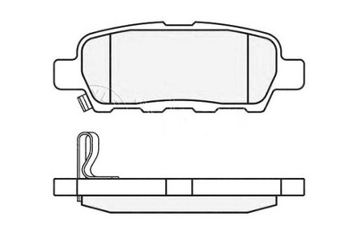 ZAPATAS DE FRENADO NISSAN PARTE TRASERA X-TRAIL MEYLE  