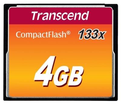 Pamäťová karta CompactFlash Transcend TS4GCF133 4 GB