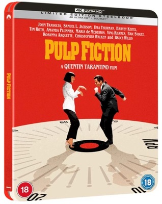 Pulp Fiction 1994 4K Ultra HD Blu-ray UHD Steelbook Quentin Tarantino