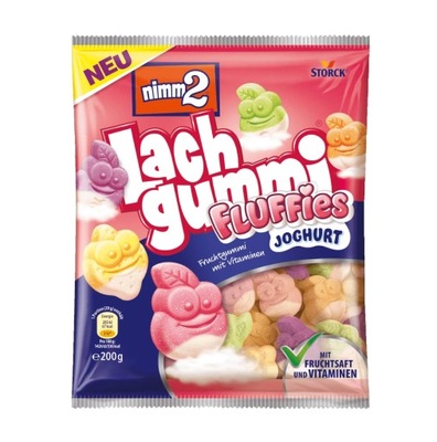 Nimm 2 Lach Gummi Fluffies Żelki jogurtowe 200 g
