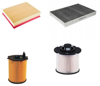 4 фильтры набор фильтров ford mondeo v mk5 1.5 tdci фото №1