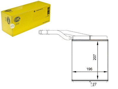 Hella отопитель ford focus transit hella фото №1