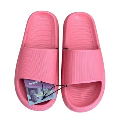 Klapki basenowe Hootomi Fluffy różowe 38