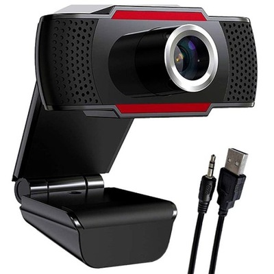 KAMERKA INTERNETOWA Z MIKROFONEM ZDALNA PRACA TRANSMISJE NAUKA SKYPE USB