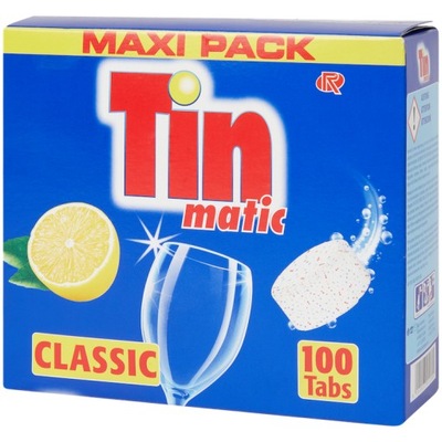 TABLETKI DO ZMYWARKI TINMATIC CLASSIC XXL 100sztuk