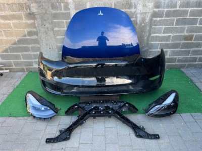 Tesla y lift 2020- bez pdc бампер перед led фото №1