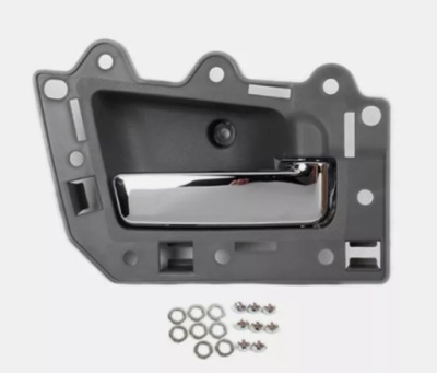 Ручка двері pp jeep grand cherokee wk 05-10 сіра хром фото №1