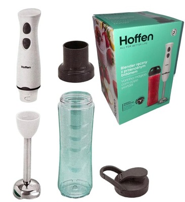 BLENDER RĘCZNY HOFFEN BIDON SMOOTHIE TURBO 400W