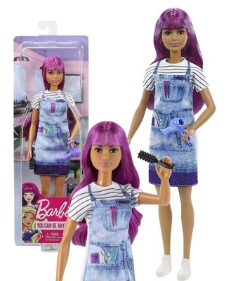 Barbie Kariera Lalka Fryzjerka GTW36