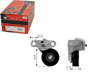 Натягувач ремінь багаторучейковий cadillac escalade ch фото №1