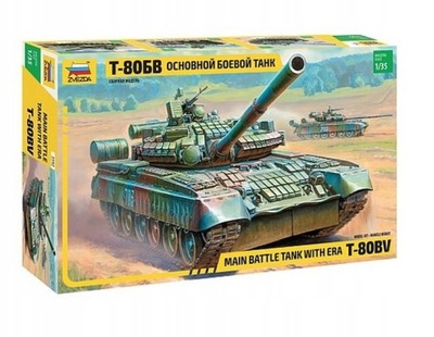 T-80BV with ERA Main Battle Tank /1:35/ - ZVEZDA 3592