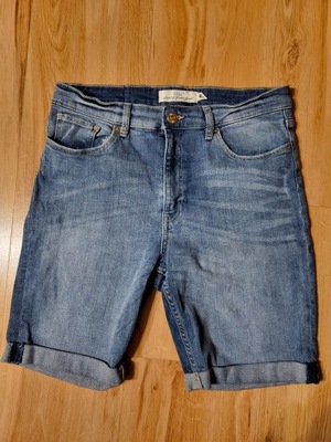 spodnie szorty jeansowe h&m logg r 40