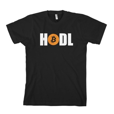 HODL BTC bitcoin koszulka t-shirt męskaM