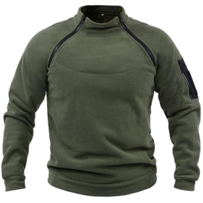 Sweter zielony półgolf rozmiar XL