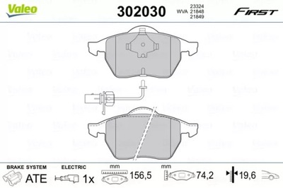 ZAPATAS HAM.PRZEDNIE Z SENSOR GR.19,6  