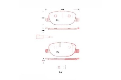 Zimmermann гальмівні колодки гальмівний. alfa romeo giulietta 10- фото №1