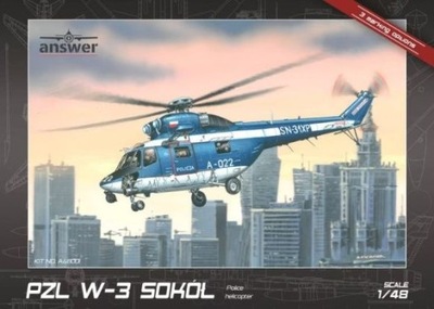 PZL W-3 Sokół Police Helicopter 1:48 Answer AA48001