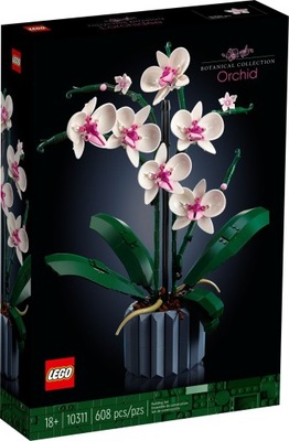 LEGO ICONS 10311 Orchidea Kwiat Donica Botanica