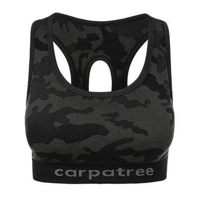 Biustonosz fitness Carpatree Camo Seamless green M