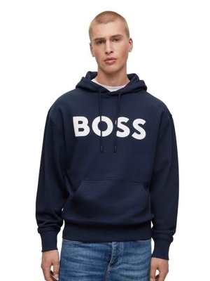 Bluza z kapturem Hugo Boss Granatowy r. 2XL