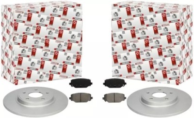 Ferodo гальмівні диски+ гальмівні колодки задня dodge journey fiat freemont 328mm фото №1