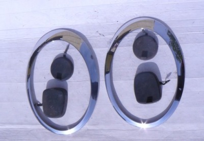 Mini r50 хром лампи передньої лівий заглушка фото №1