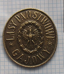 odznaka Lasy Państwowe Gajowy