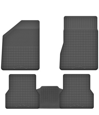 MATS RUBBER FOR TOYOTA RAV4 I 1(94-00) TUNNEL BLACK MATS ON WYMIAR  