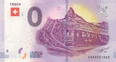 2018 banknot 0 euro - Szwajcaria - Täsch