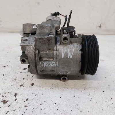 VOLKSWAGEN SKODA КОМПРЕССОР КОНДИЦИОНЕРА DENSO 6Q0820803K 447180-7293