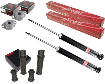 Kyb 2x амортизаторы подушки безопасности защита отбойники peugeot 307 citroen c4 i ii задняя фото №1