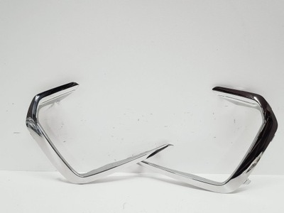 Opel crossland 39172243 39172244 хром молдинг бампера левый правый перед фото №1