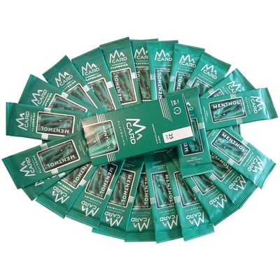 25 x Karta Aromatyzująca Mcard Menthol Strong