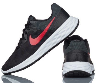 BUTY SPORTOWE MĘSKIE NIKE REVOLUTION 6 NN CZARNE