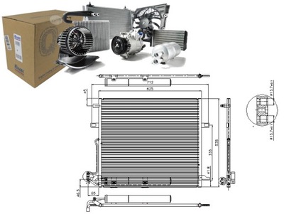 Nissens 94897 конденсатор, кондиціонер фото №1