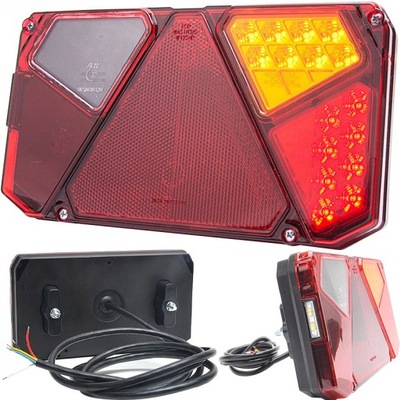 Лампа комбінована задня права led діод гомологація фото №1