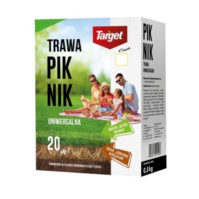TARGET NASIONA TRAW GAZONOWYCH TRAWA UNIWERSALNA PIKNIK 0,5 KG
