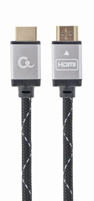 Kabel GEMBIRD Seria select plus CCB-HDMIL-3M (HDMI M - HDMI M; 3m; kolor cz