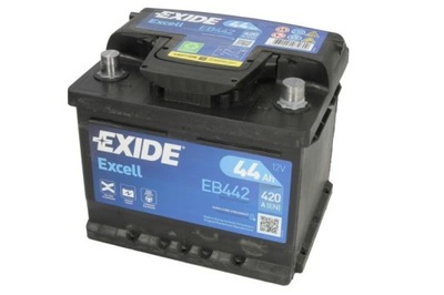 АКУМУЛЯТОР EXIDE 12V 44AH/420A EXCELL P+