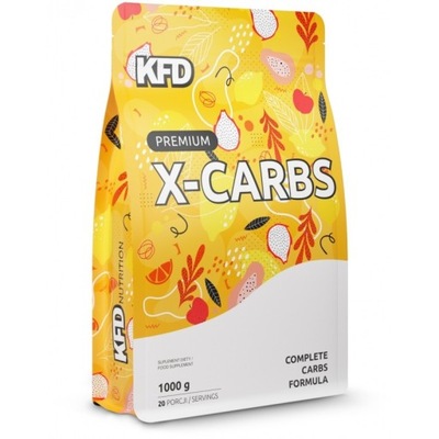 KFD X-Carbs 1000g Malina grapefruit CARBO węglowodany