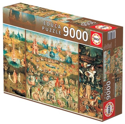 Educa Puzzle 9000 Ogród rozkoszy ziemskich Bosch