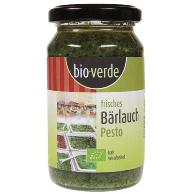 PESTO Z CZOSNKU NIEDŹWIEDZIEGO BIO 165 g - BIO VERDE BIO VERDE